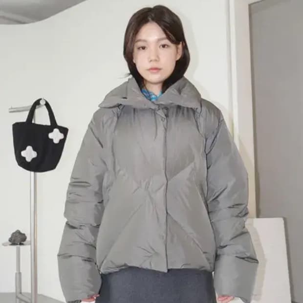 에프터먼데이 하이넥 패딩