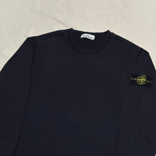 L 스톤아일랜드 네이비 롱슬리브