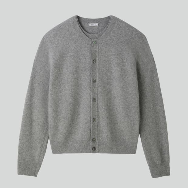 렉토 25FW 레이어드 니트 가디건 M