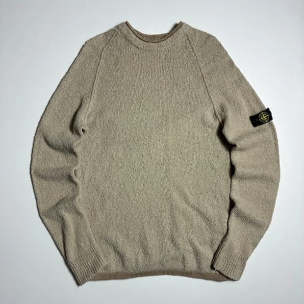 스톤아일랜드 테디 크루넥 니트 스웨터 R3253