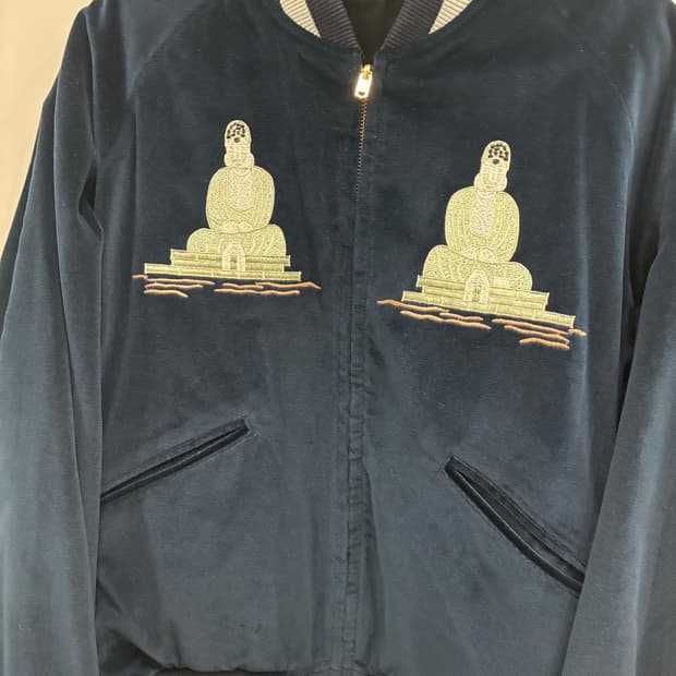 버드노트 코리아 벨벳 수베니어 자켓 40size