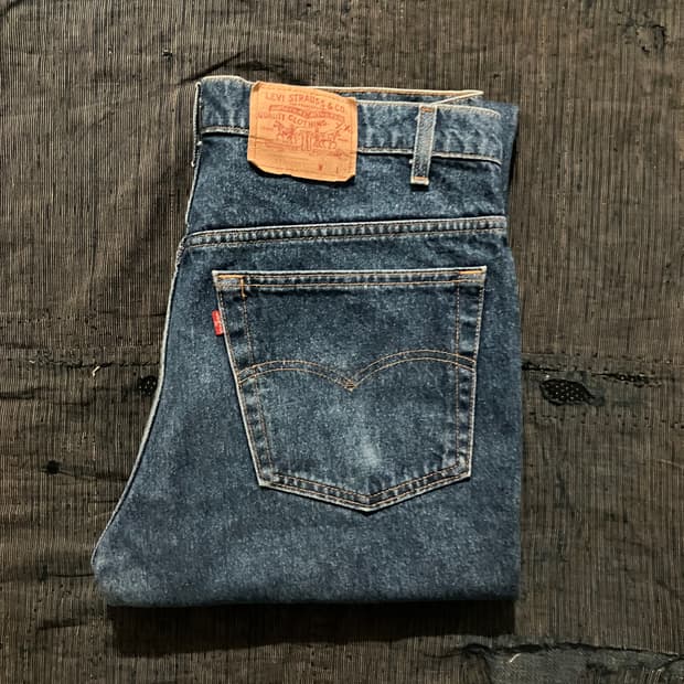 🇺🇸 80s USA 빈티지 리바이스 517 부츠컷 데님 팬츠