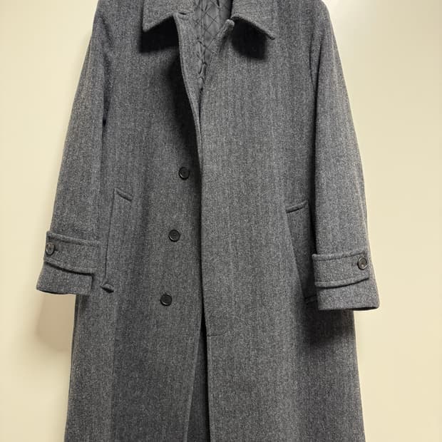 247 시리즈 헤링본 발마칸 코트