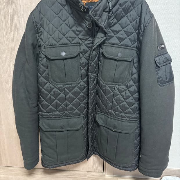 [100] 아르마니 퀼팅 자켓 블랙
