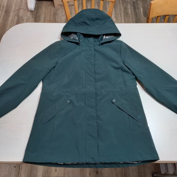 XL105 ISENBERG 바람막이 후드집업 다크그린 XL-472