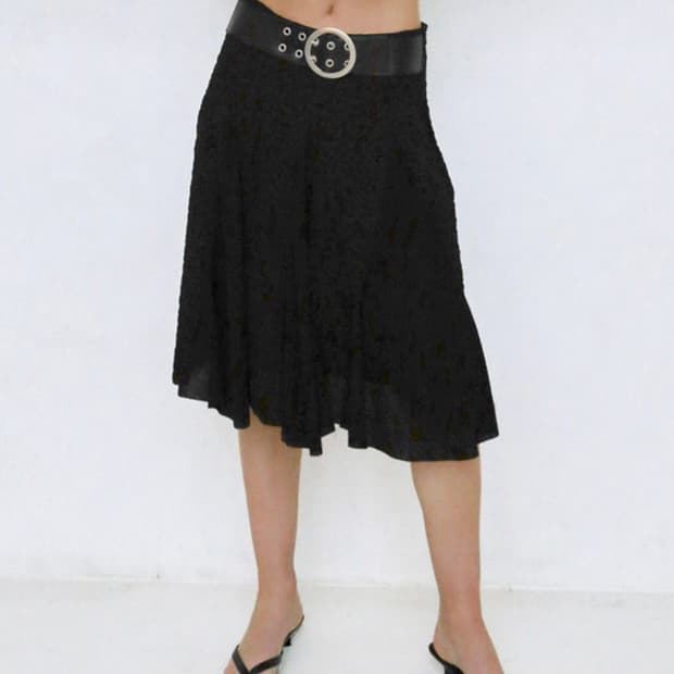 폴리수엠 FLOWER BELTED SKIRT
