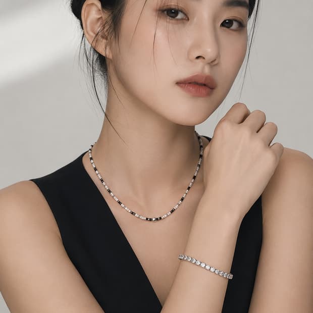 [쇼핑몰 최저가]Classic Crystal Tennis Bracelet