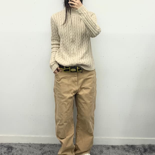 Scene 90s 더블니 팬츠