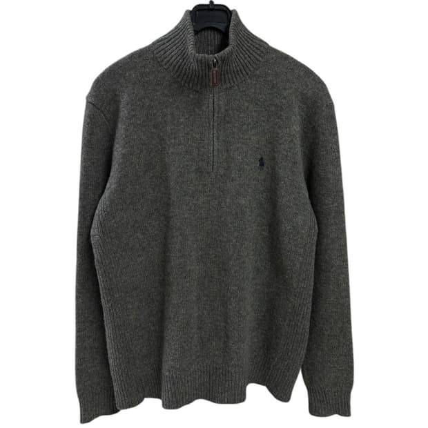 폴로랄프로렌 우먼  울 니트 반집업 