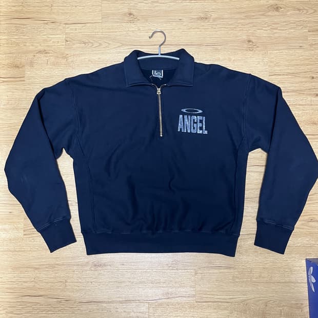 로컬스온리 하프집업 네이비