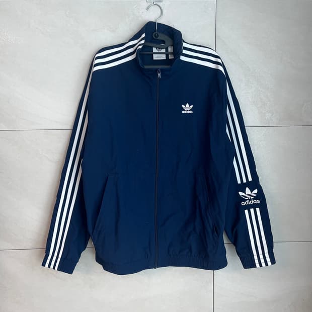 [2XL] 아디다스 파이어버드 바람막이 네이비