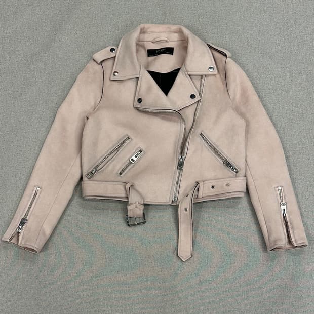 ZARA 스웨이드 라이더 자켓