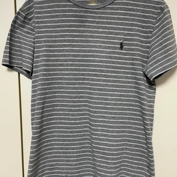 폴로 스트라이프 남성 반팔라운드티  S 사이즈