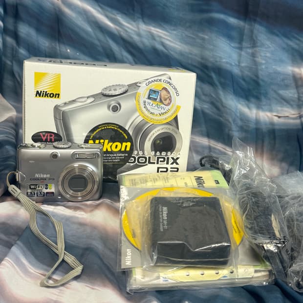 작례⭕️)니콘 쿨픽스 p3 💕/풀박스✨/한글⭕️