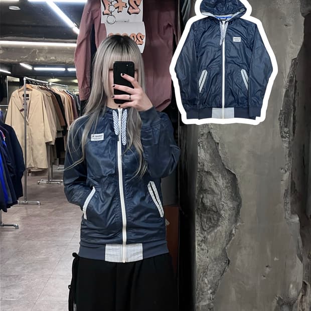 아디다스 바람막이 점퍼 딥그린 90 #csz3092