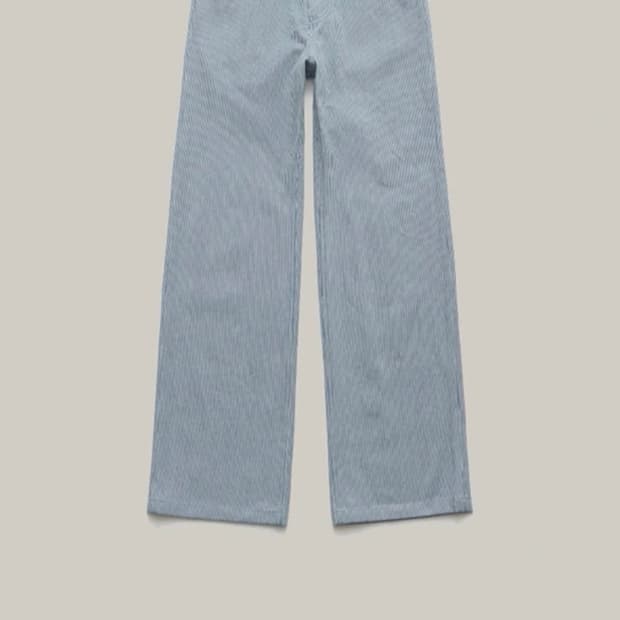 SHOPM 샵엠 Onsen Stripe Pants (Blue) 