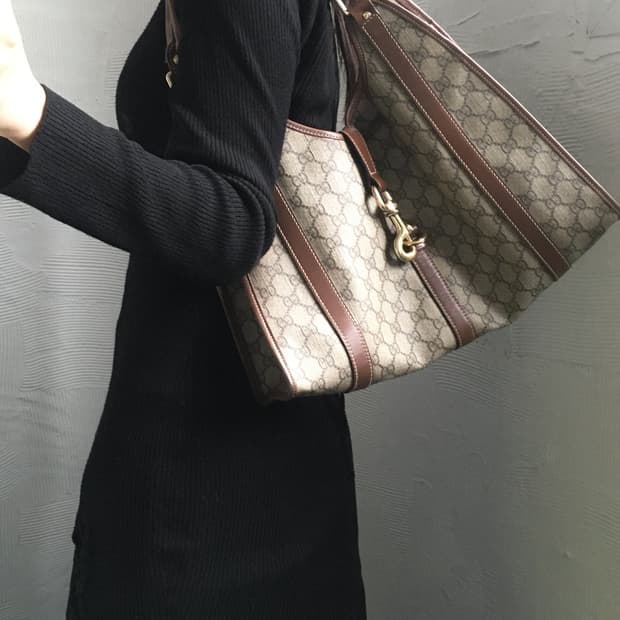 Gucci 구찌 레더 토트백