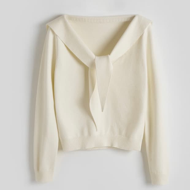 [하네] 세일러 카라 니트