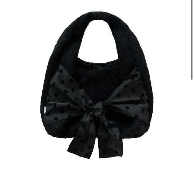 체메씨 보우 도트 호보백 숄더백 