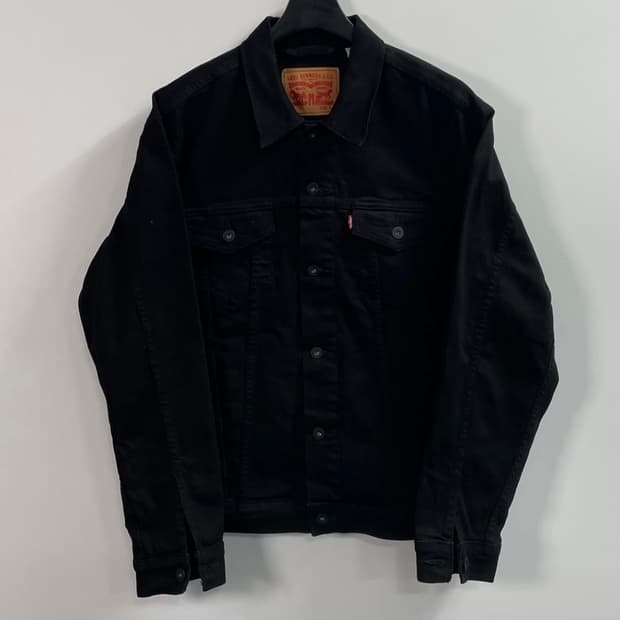 리바이스 블랙 데님 자켓