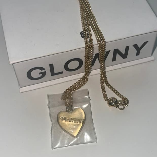 GLOWNY 하트 체인 목걸이