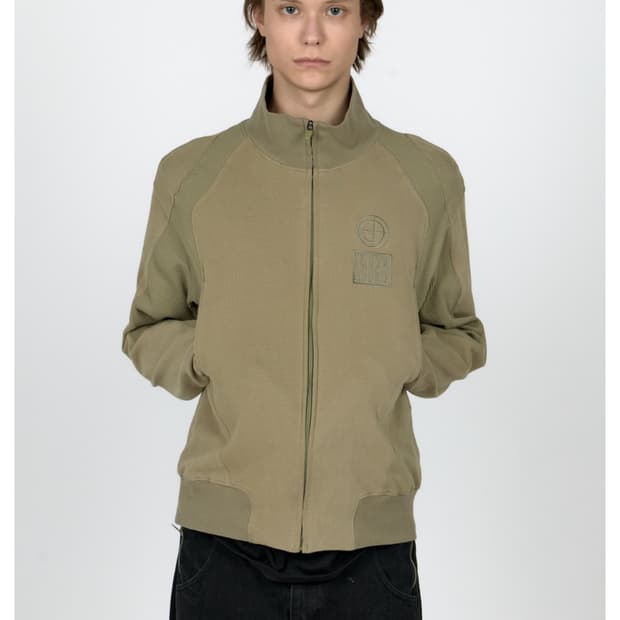 MPa CONTRAST ZIPPED JACKET (KHAKI)