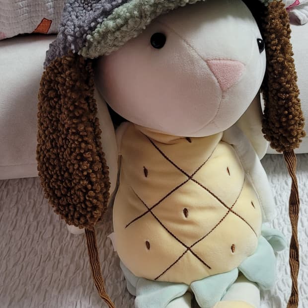 뽀글이모자 머리둘레54센치