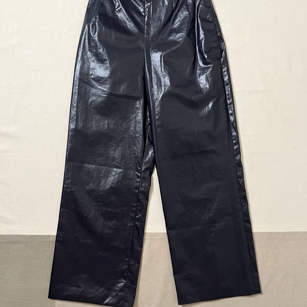 질샌더 폴리우에탄 코팅 와이드 팬츠 jil sander 