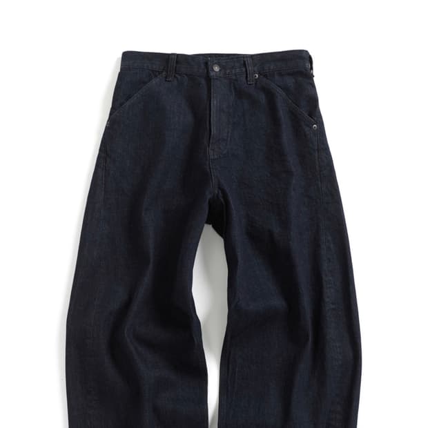 해칭룸 와이브 커브진 4사이즈 워시드 인디고