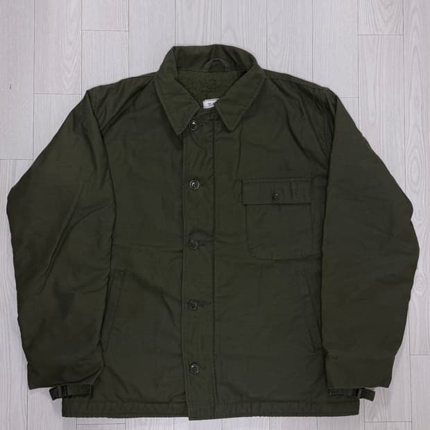 80s 미군 A-2 스텐실 덱자켓 L