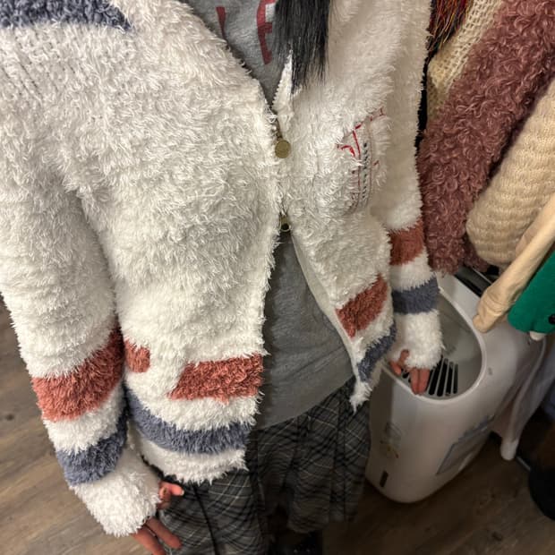 빈티지 투웨이 후리스 후드집업