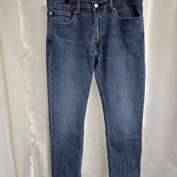 리바이스 511청바지 워싱 데님 