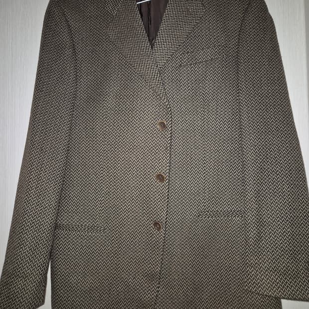 Armani Collezioni 남성 체크 자켓