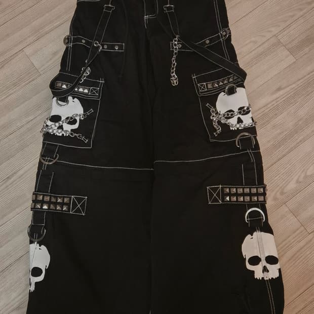 트립 Tripp nyc 슈퍼스컬 다크스트릿 체인 팬츠 고스펑크