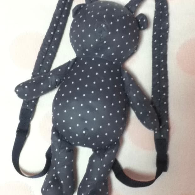 Vintage bear backpack