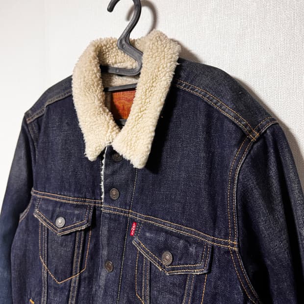 리바이스 타입3 쉐르파 트러거 데님 자켓