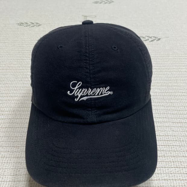 24ss 슈프림 라이트웨이트 몰스킨 6-패널 블랙