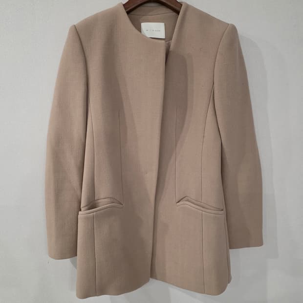 미샤 노카라 자켓 베이지 55