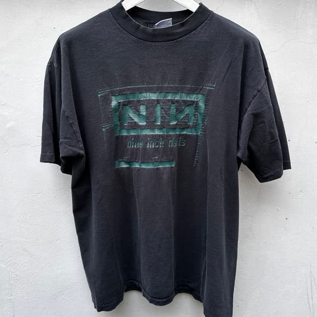 90s og 나인인치네일스 nothing 밴드티