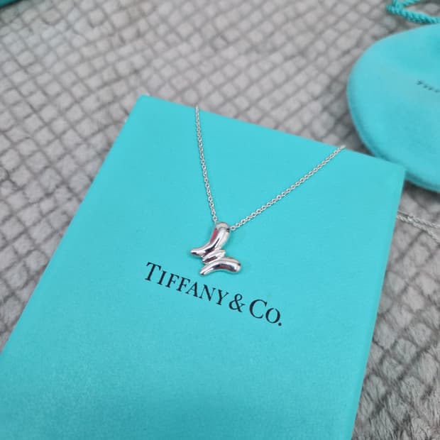티파니 한정판 나비 목걸이