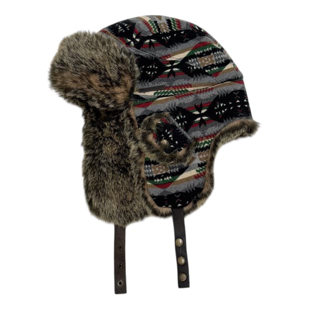 질바이질스튜어트 Y2K 퍼 트루퍼햇 방한 귀도리 모자