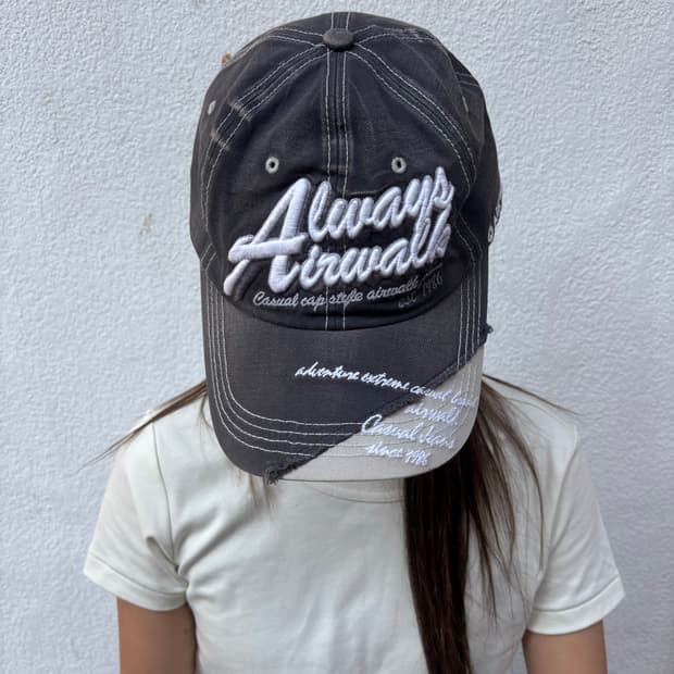Airwalk 스티치 로고 빈티지 볼캡