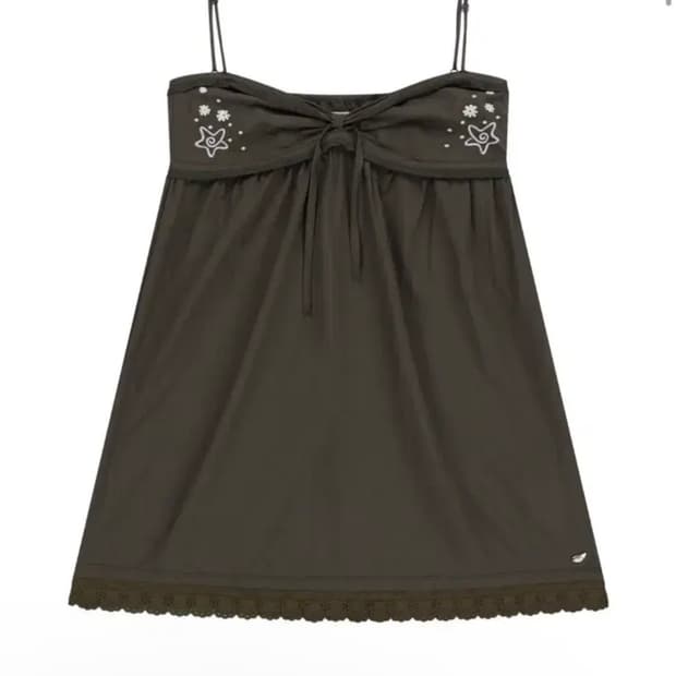 코이세이오 솔라 스티치 미니 드레스