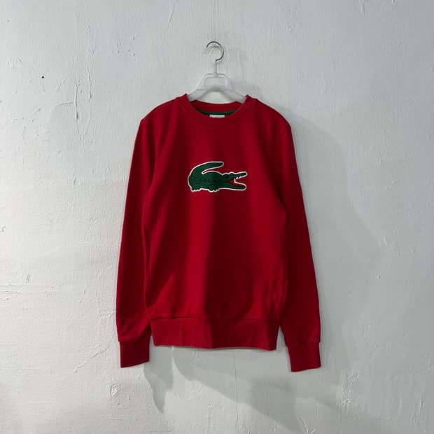 라코스테 빅로고 맨투맨 90