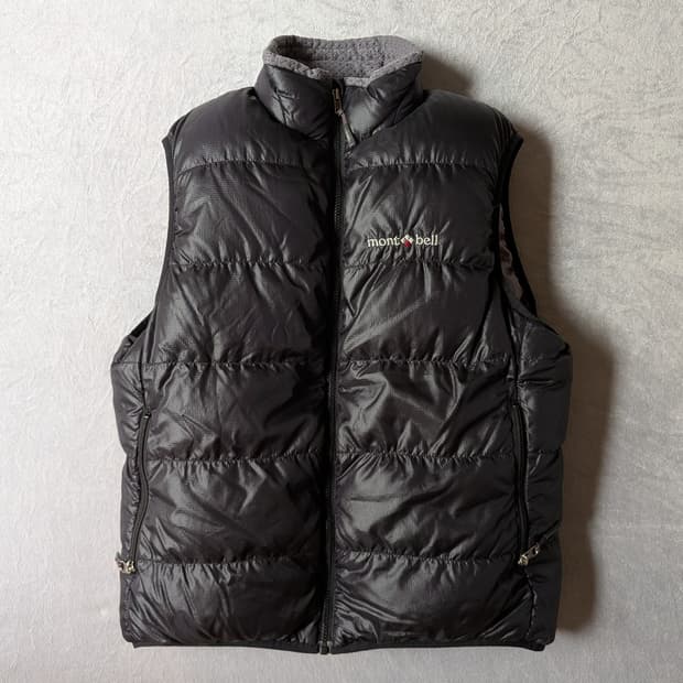 10s 몽벨 라이트 다운 베스트 블랙