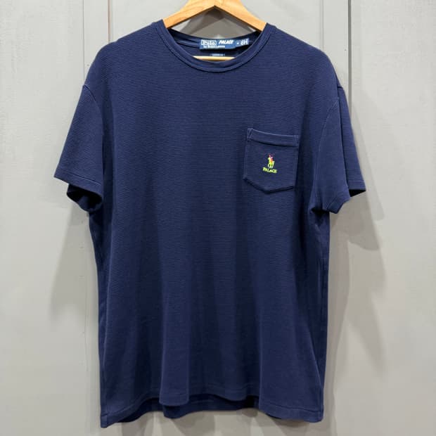 M 폴로 랄프로렌 x 팔라스 Polo PALACE 와플 반팔 티셔츠