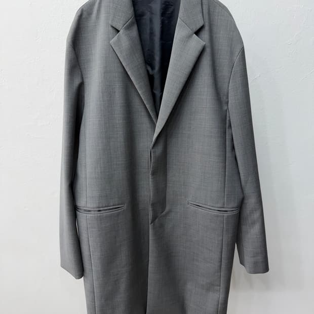 정품) 시스템옴므 한섬 롱 레인자켓 95