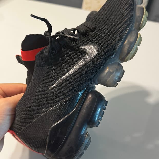 나이키 에어 베이퍼맥스 플라이니트3블랙 스네이크스킨 size 265