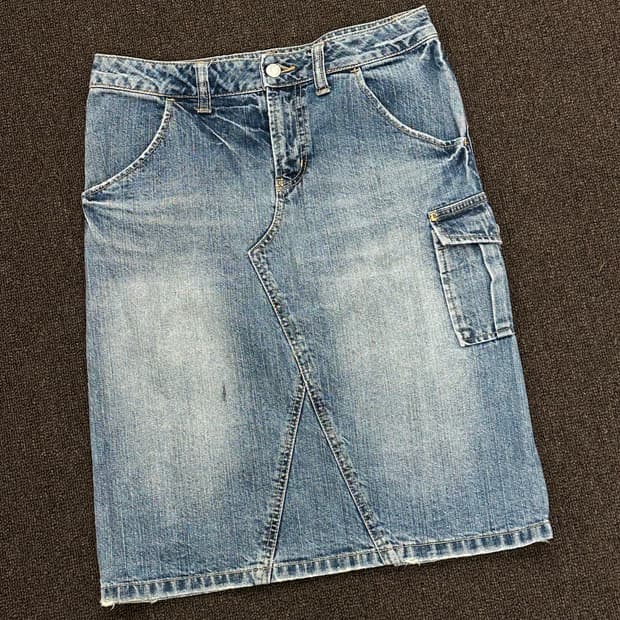 L)BEAMS BOY WEAR 빈티지 데님 스커트