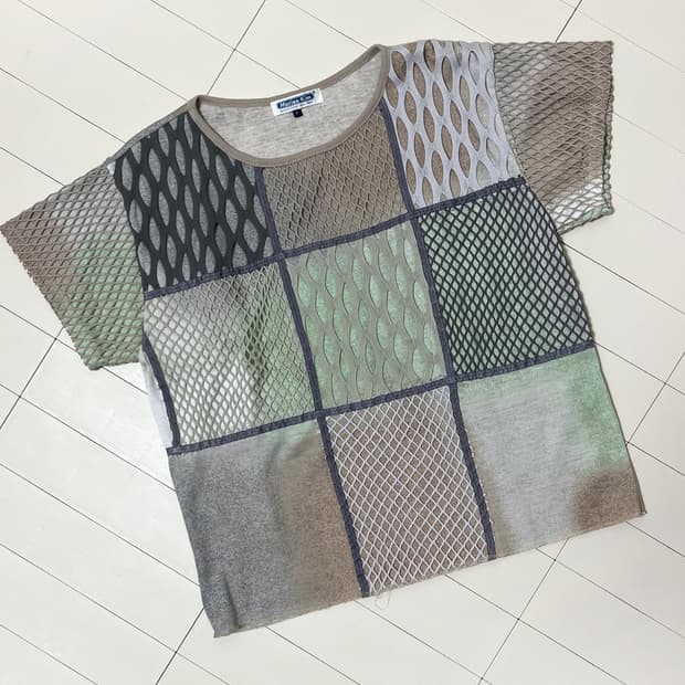 vintage patchwork top